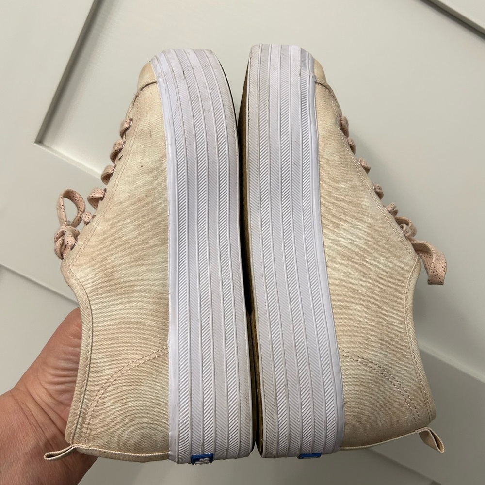 Keds Platform Sneakers Rose Gold Size 8 - Picture 8 of 10